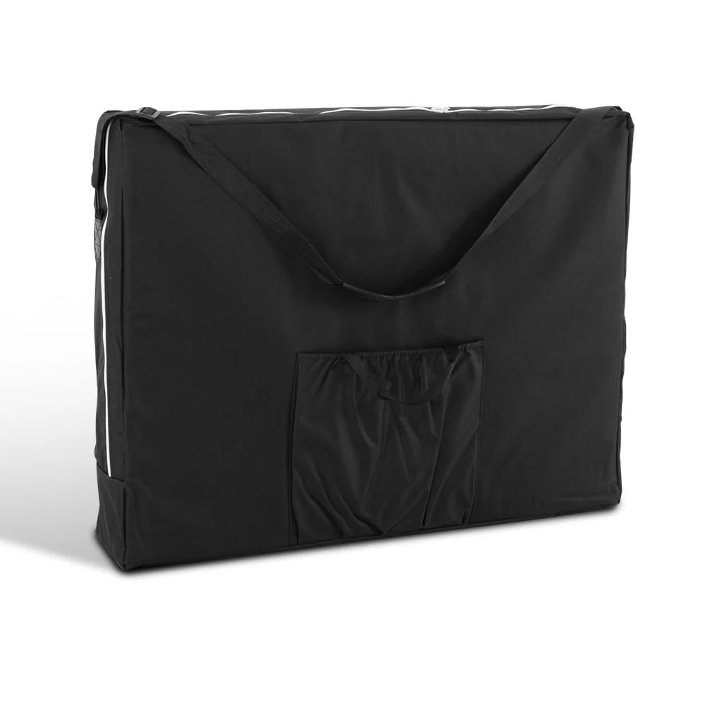 Massage Table 75cm 3 Fold Aluminium Beauty Bed Portable Therapy White - Nurns