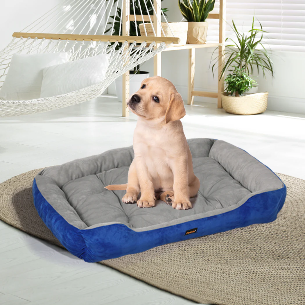 MEDIUM Dog Beds Pet Mattress Bedding - Navy - Nurns