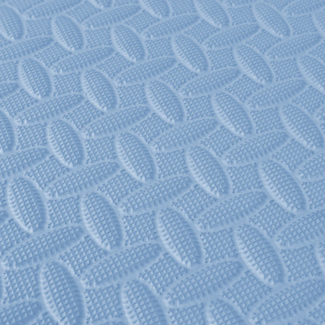 Kids Play Mat Floor Baby Crawling Mats Foldable Waterproof Carpet Blue - Nurns