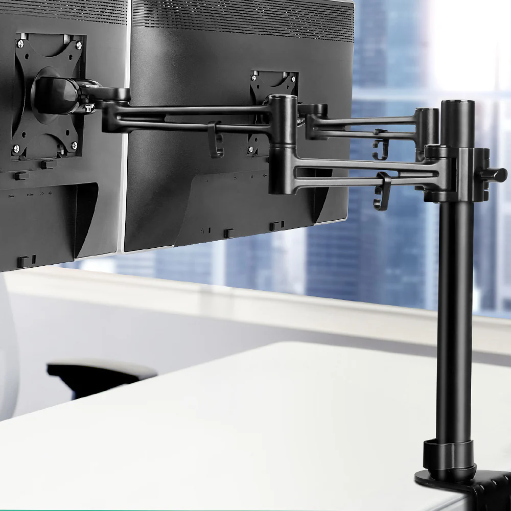 Artiss Monitor Arm Dual Desk Mount Screen Holder Bracket - Nurns