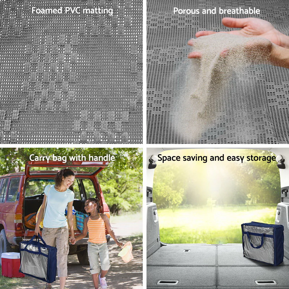 5M X 2.5M Annex Matting 600GSM Floor Mats Mesh Caravan Camping Annexe - Nurns