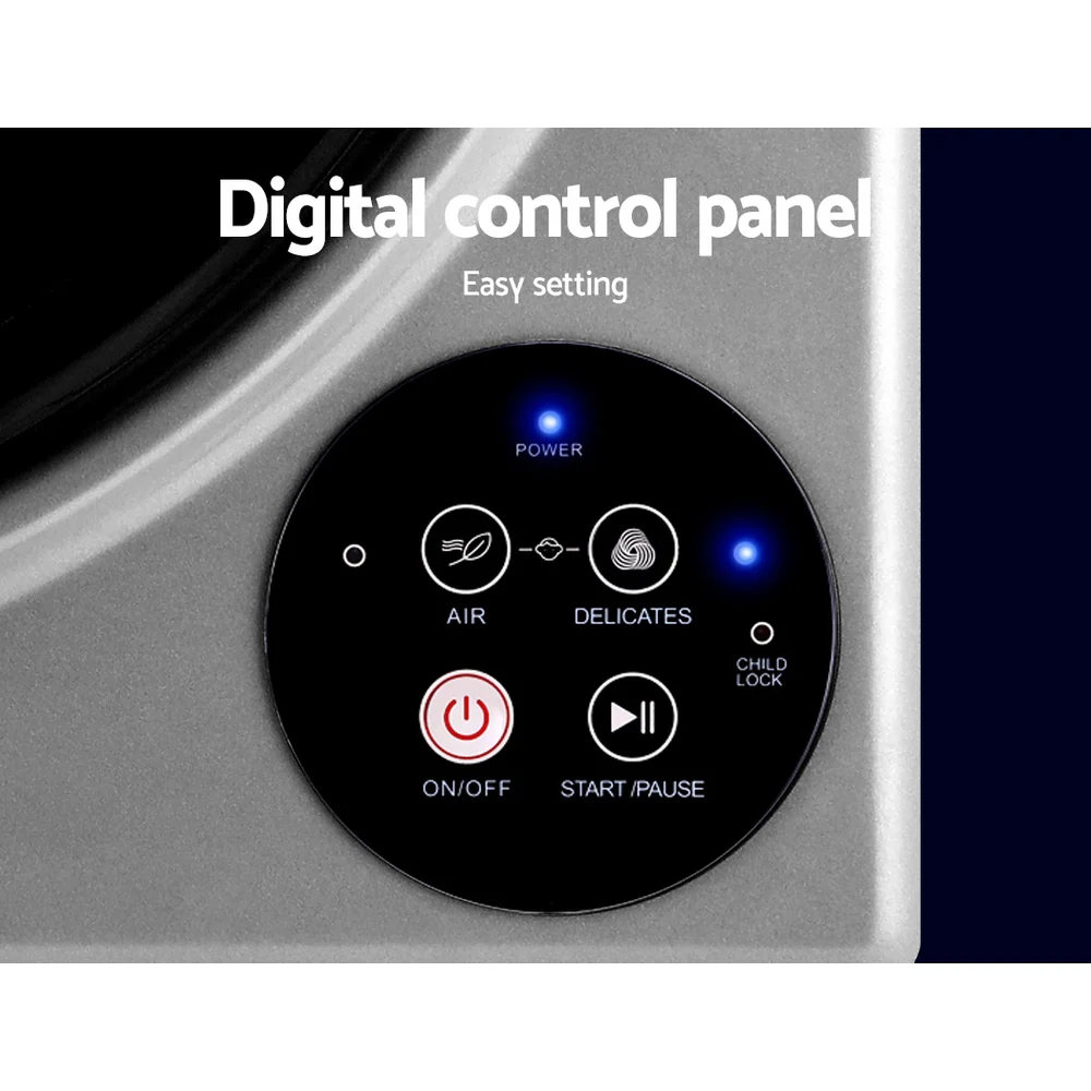 Tumble Dryer 5kg Fully Auto Silver - Nurns