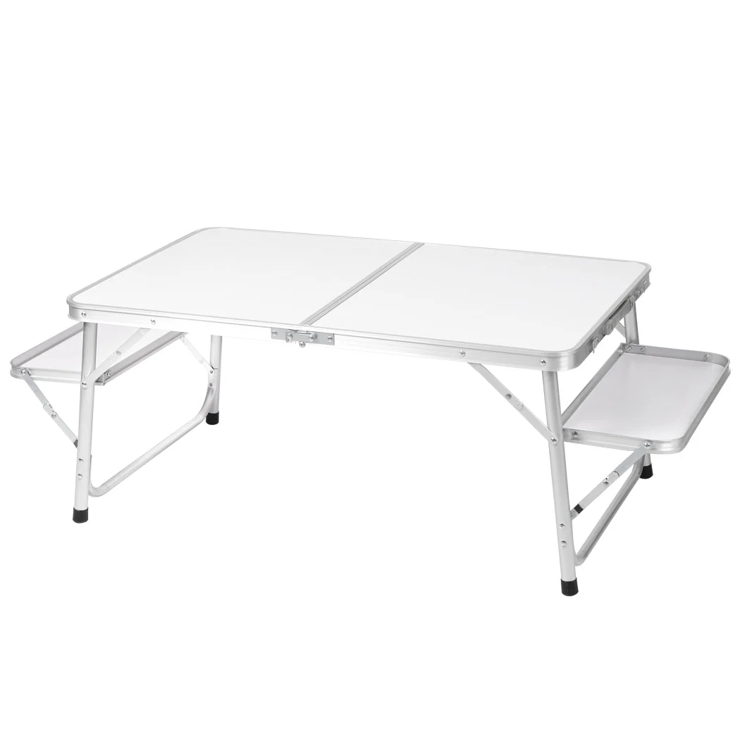 Levede Camping Table Folding Portable Outdoor Aluminium Foldable Picnic BBQ Desk - Nurns