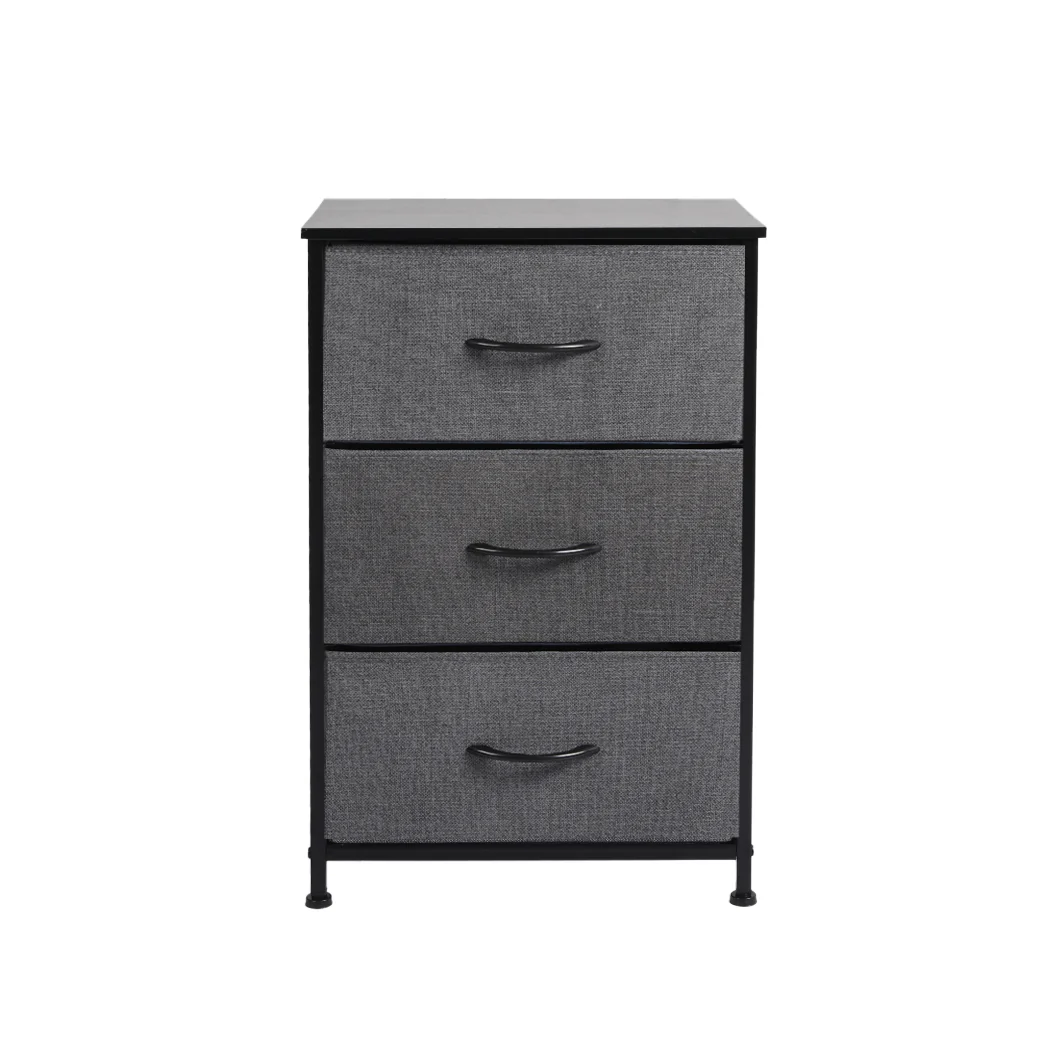 Levede Storage Cabinet Tower Chest Dark Grey - Nurns