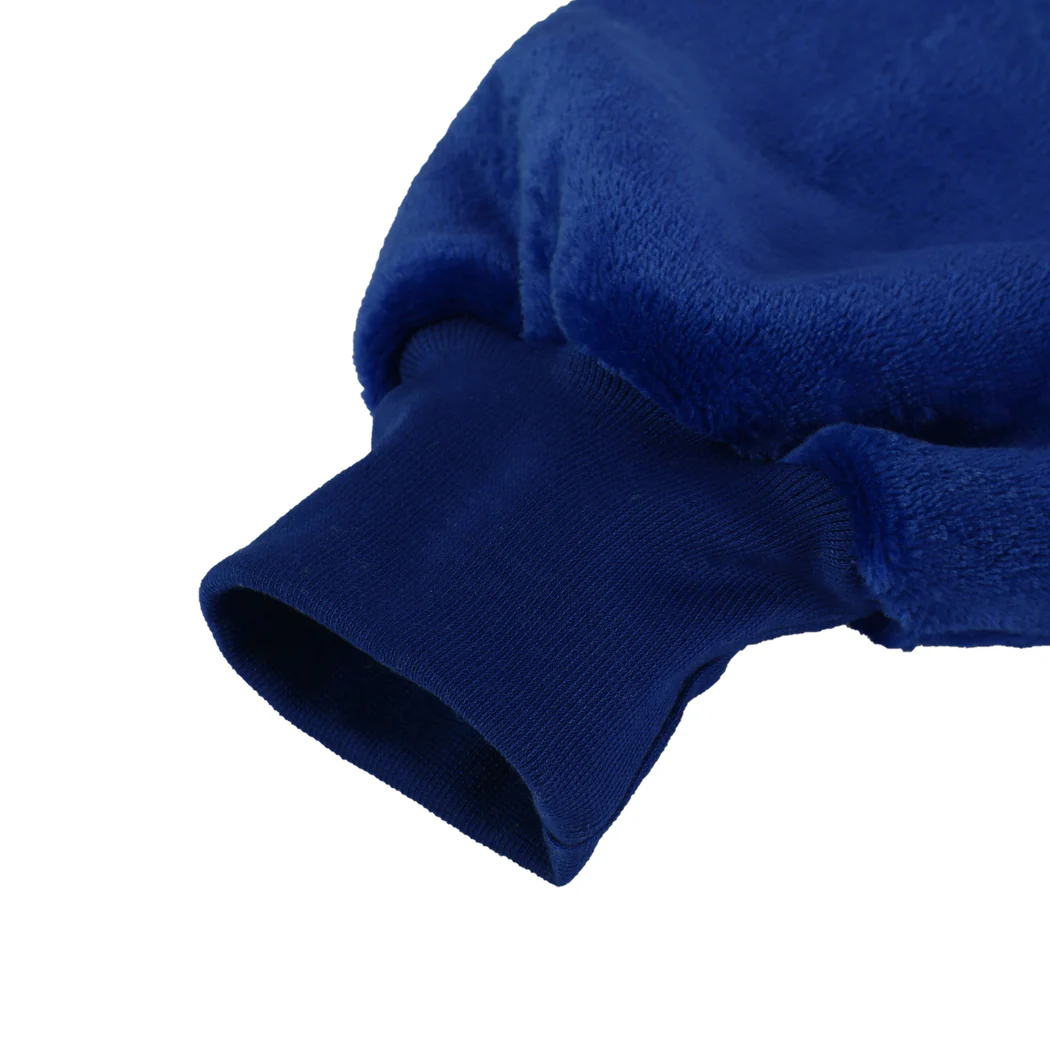 Winona Soft Blanket Plush Warm Fleece Sherpa Hoodie Sweatshirt Huggle Pajamas - Navy - Nurns