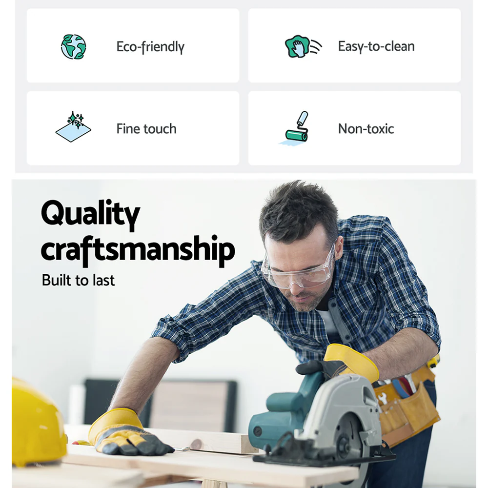 Artiss Standing Desk Top White Oak 140cm - Nurns