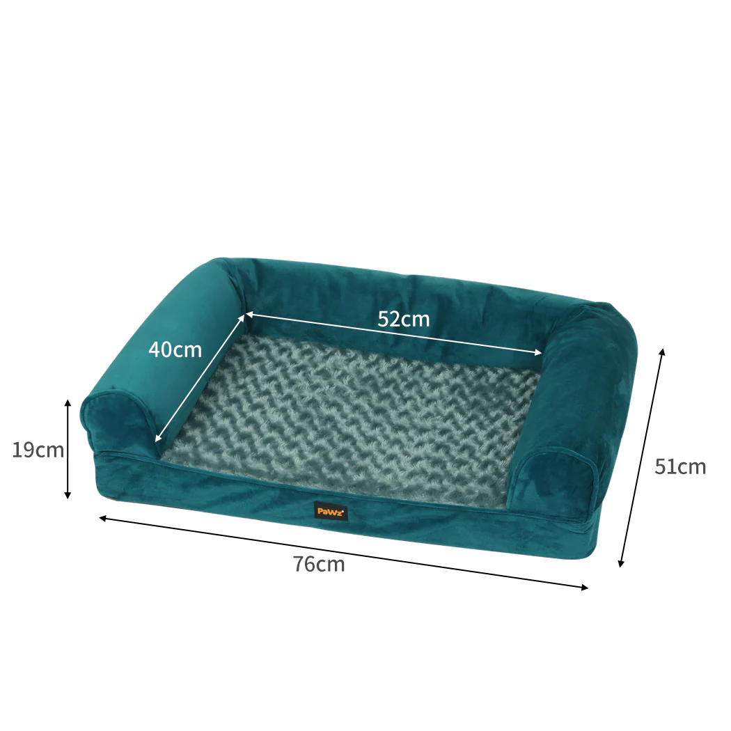 MEDIUM Dog Beds Pet Sofa Bedding Soft - Blue - Nurns