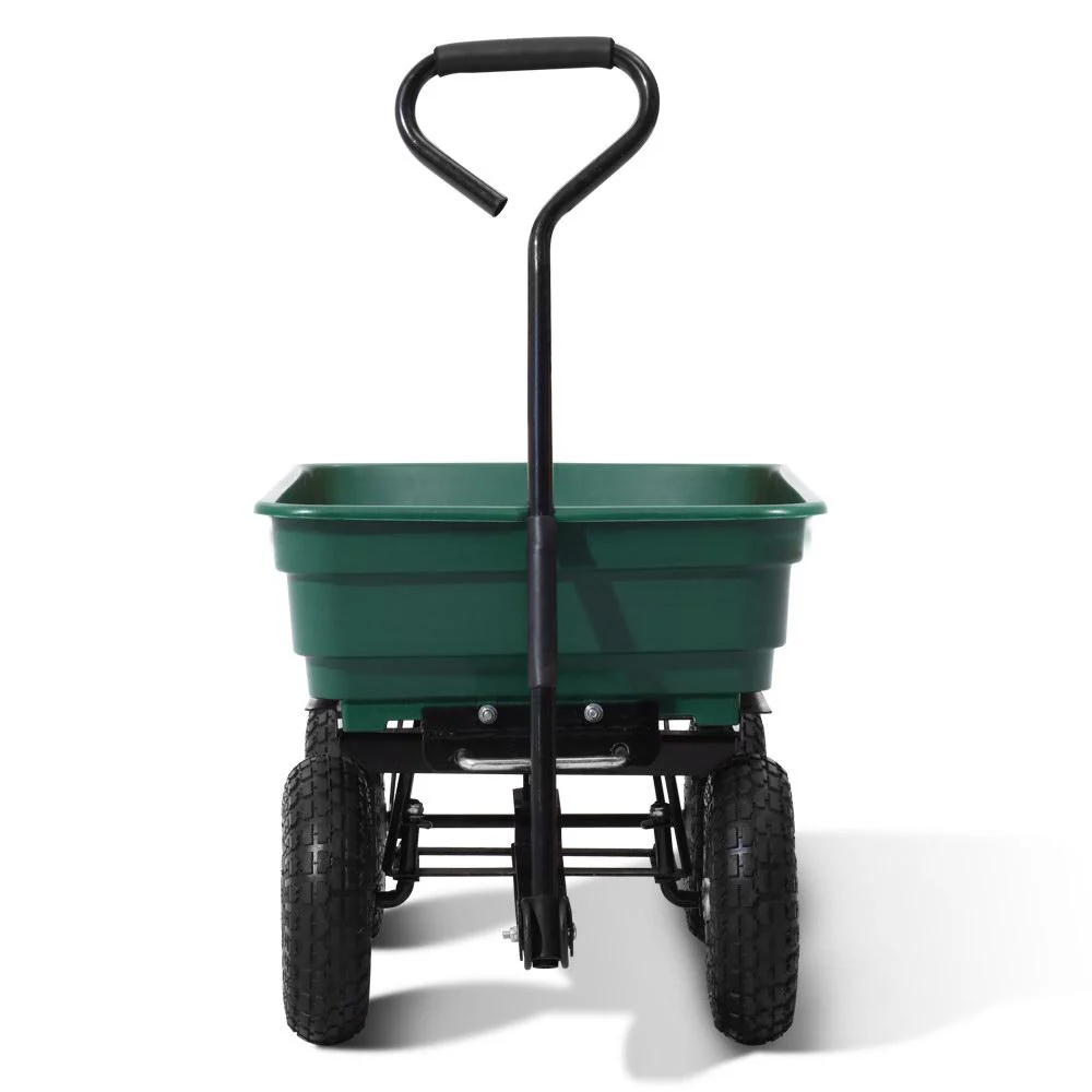 75L Garden Dump Cart - Green - Nurns