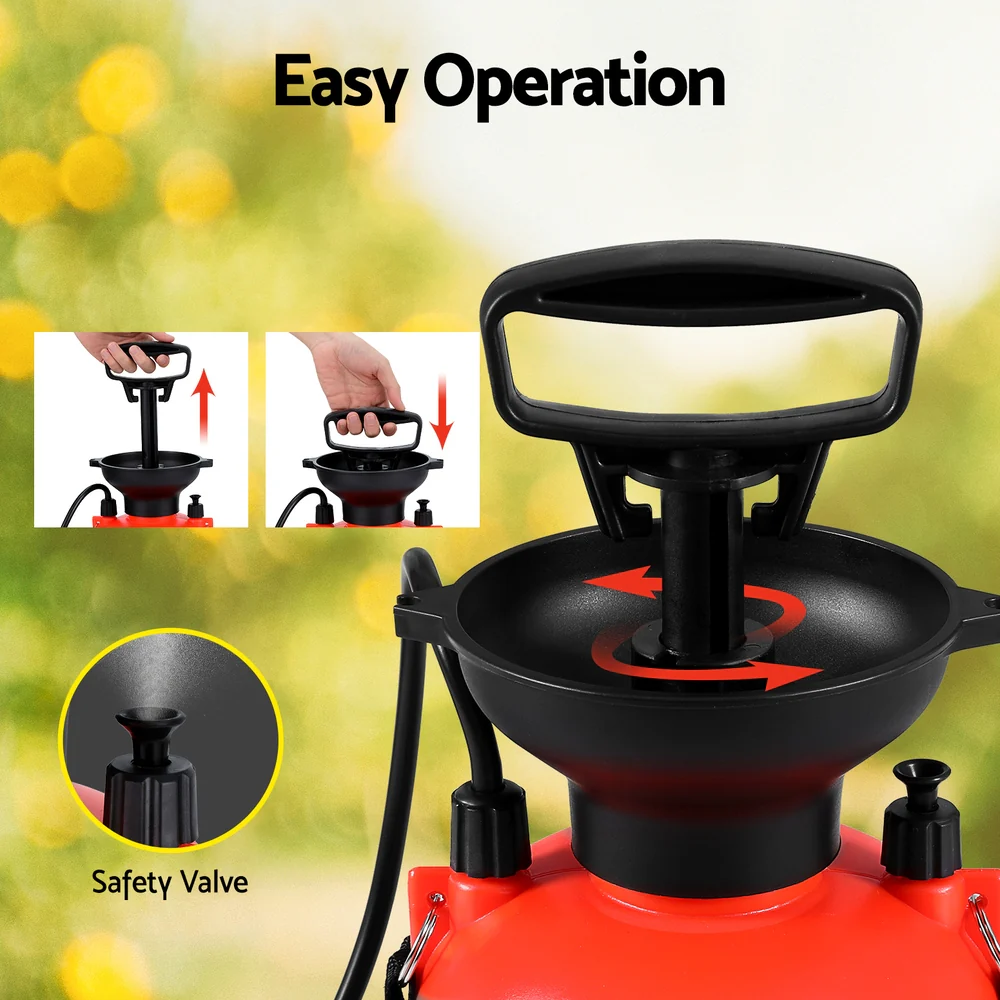 Weed Sprayer Pressure 7L Shoulder Garden Spray - Nurns