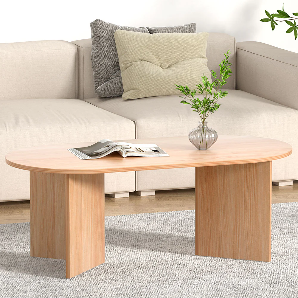 Ismenias Coffee Table 110cm Oval - Pine - Nurns