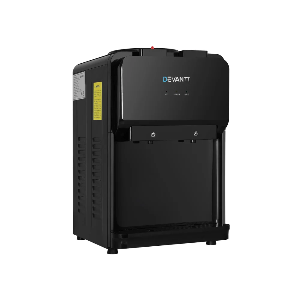 Devanti Water Cooler Dispenser Bench Top Black - Nurns