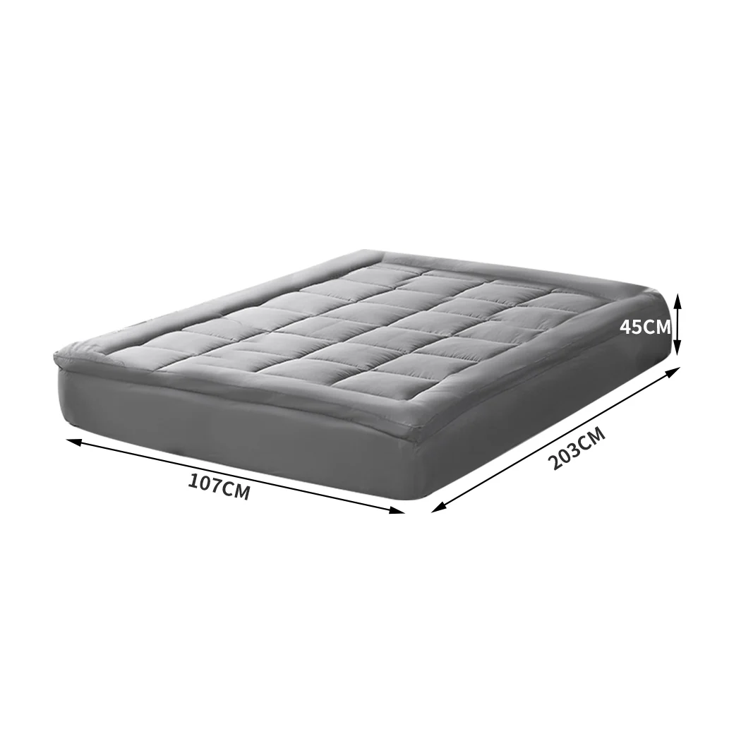 King Single DreamZ Mattress Topper Bamboo Fibre - Nurns