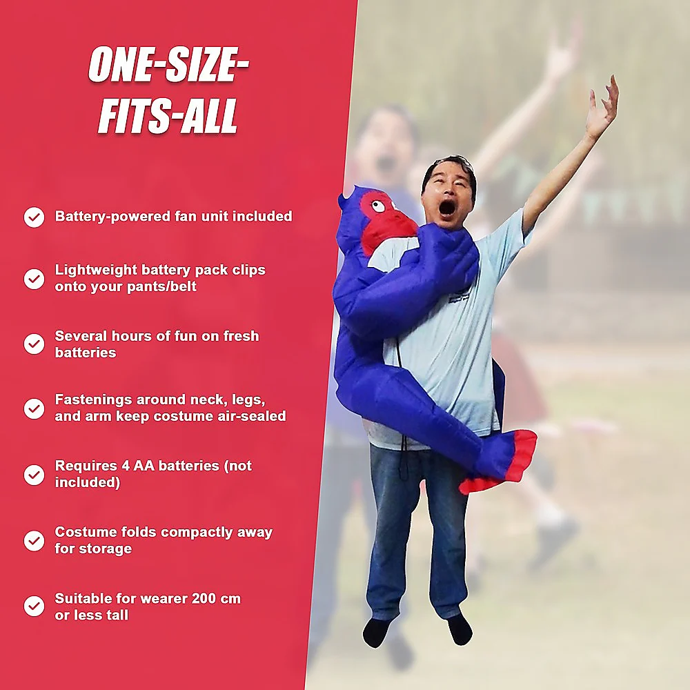 GORILLA Fancy Dress Inflatable Suit - Fan Operated Costume - Nurns