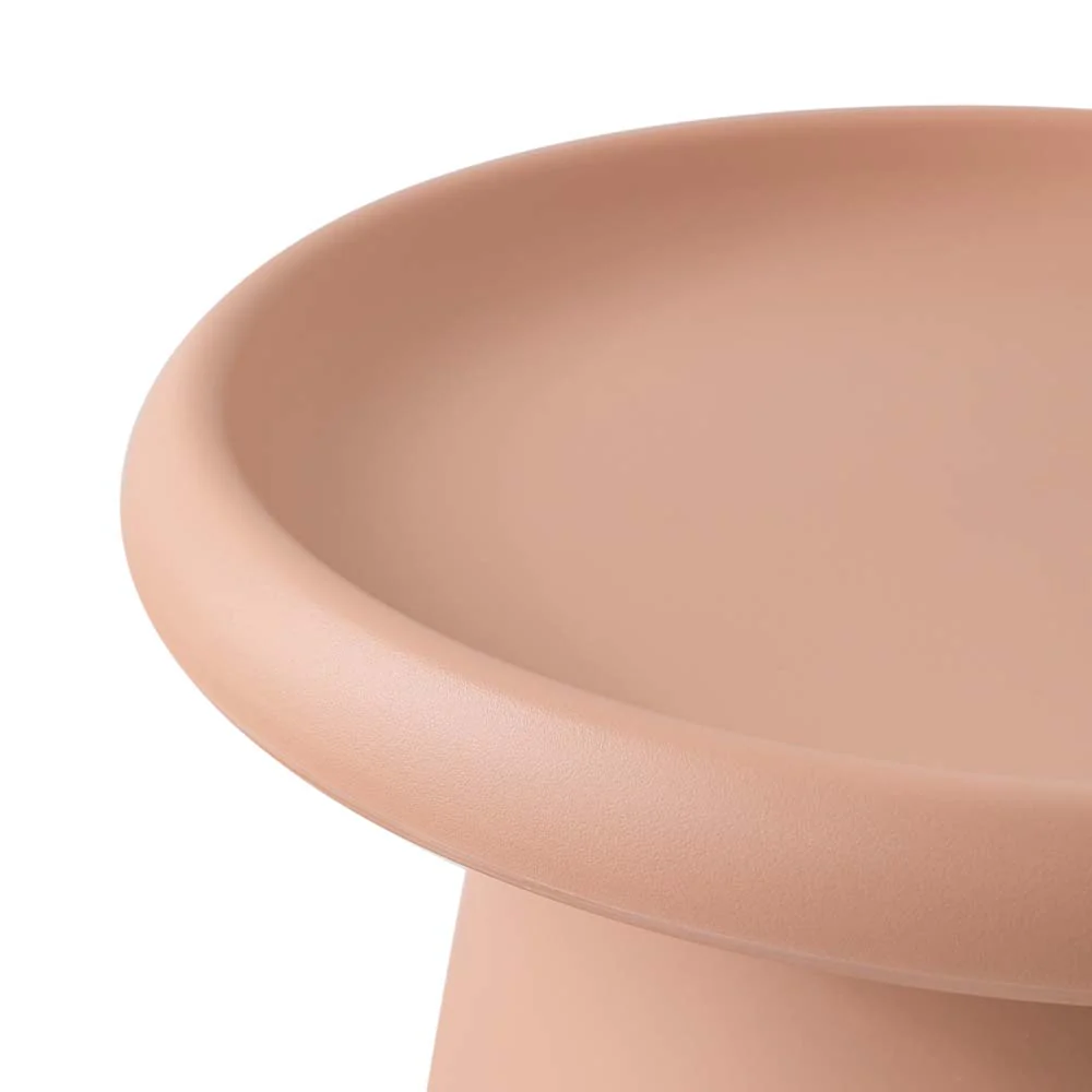Iliana Coffee Table Round 52cm Plastic - Pink - Nurns