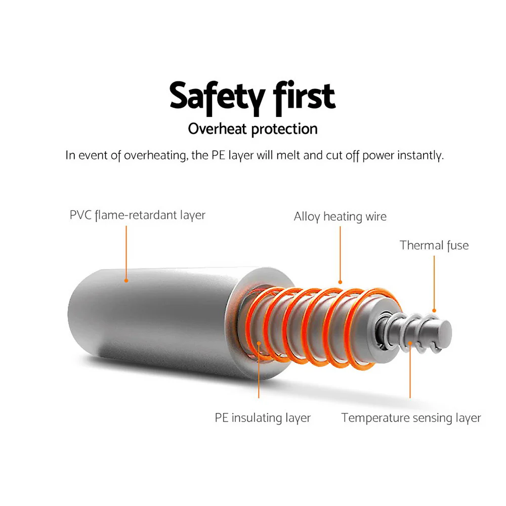 Watson Electric Throw Soft Blanket Rug Heated Washable Snuggle Flannel Winter - Green - Nurns