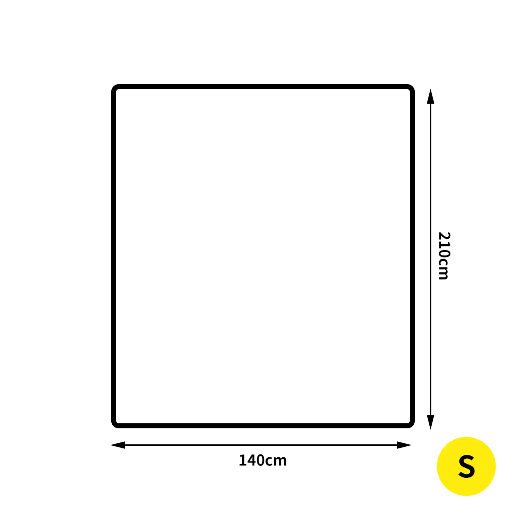 Webster Throw Soft Blanket Cotton Waffle Warm Large Sofa Bed Rugs Single - Dark Grey - Nurns