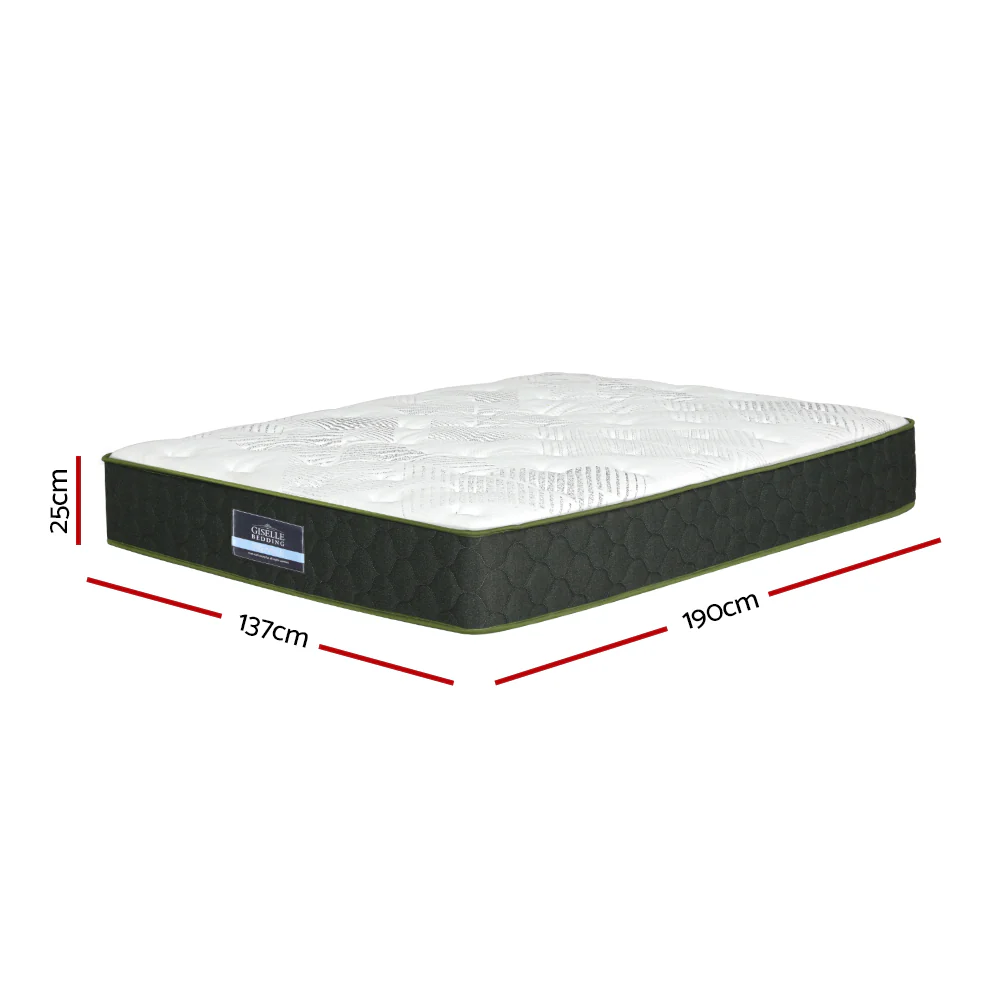 Minnie 25cm Mattress Green Tea Foam - Double - Nurns