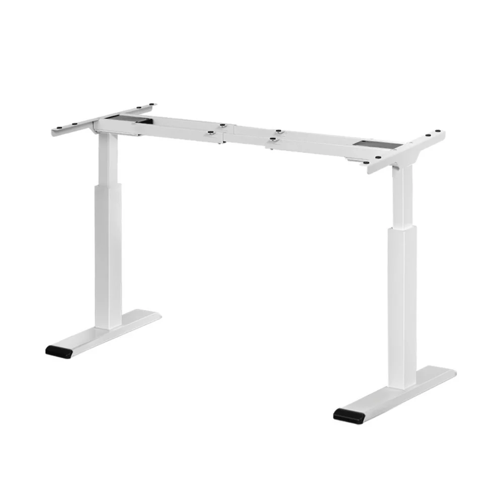Artiss Standing Desk Frame Only Dual Motor Motorised White - Nurns