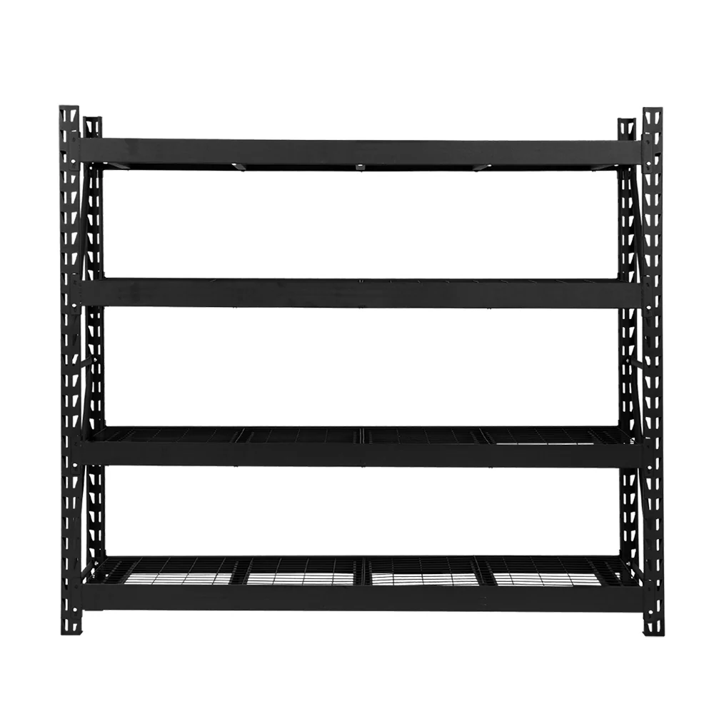 Giantz 4Mx2M Garage Shelving Warehouse Rack Pallet Racking Storage Shelve Black - Nurns