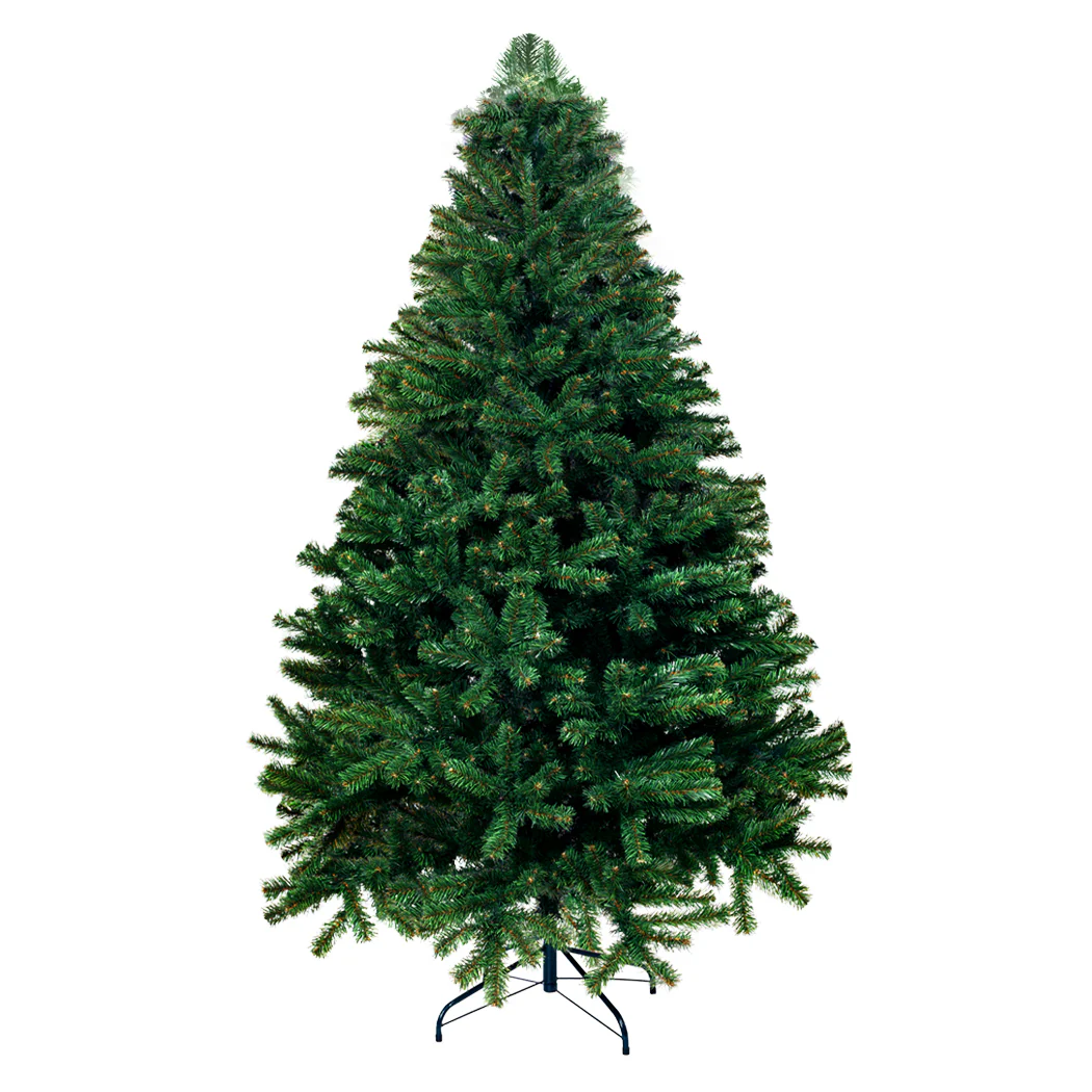 7ft 2.1m 1134 Tips Christmas Tree Xmas Home Garden Decor Warm with String Lights - Nurns
