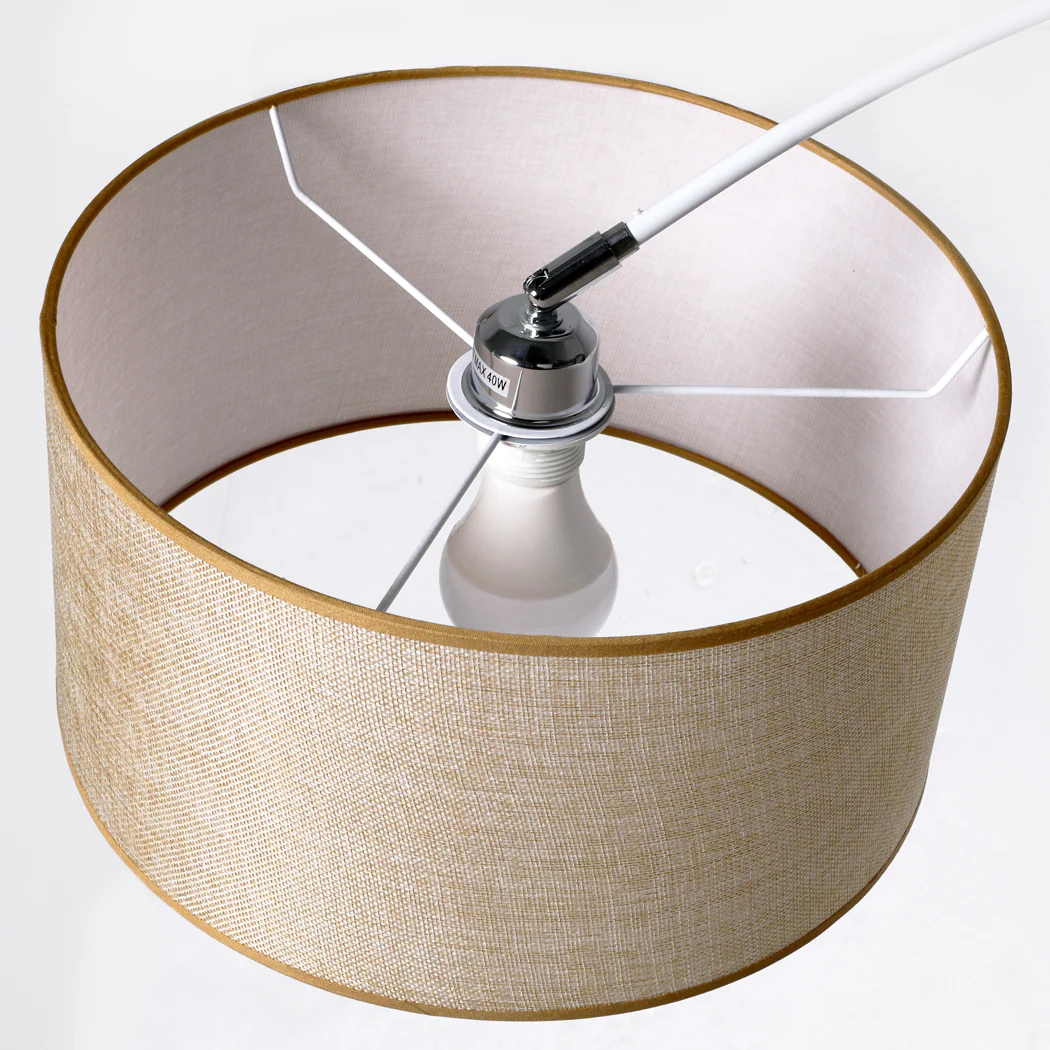 Modern LED Floor Lamp Reading - Beige - Nurns