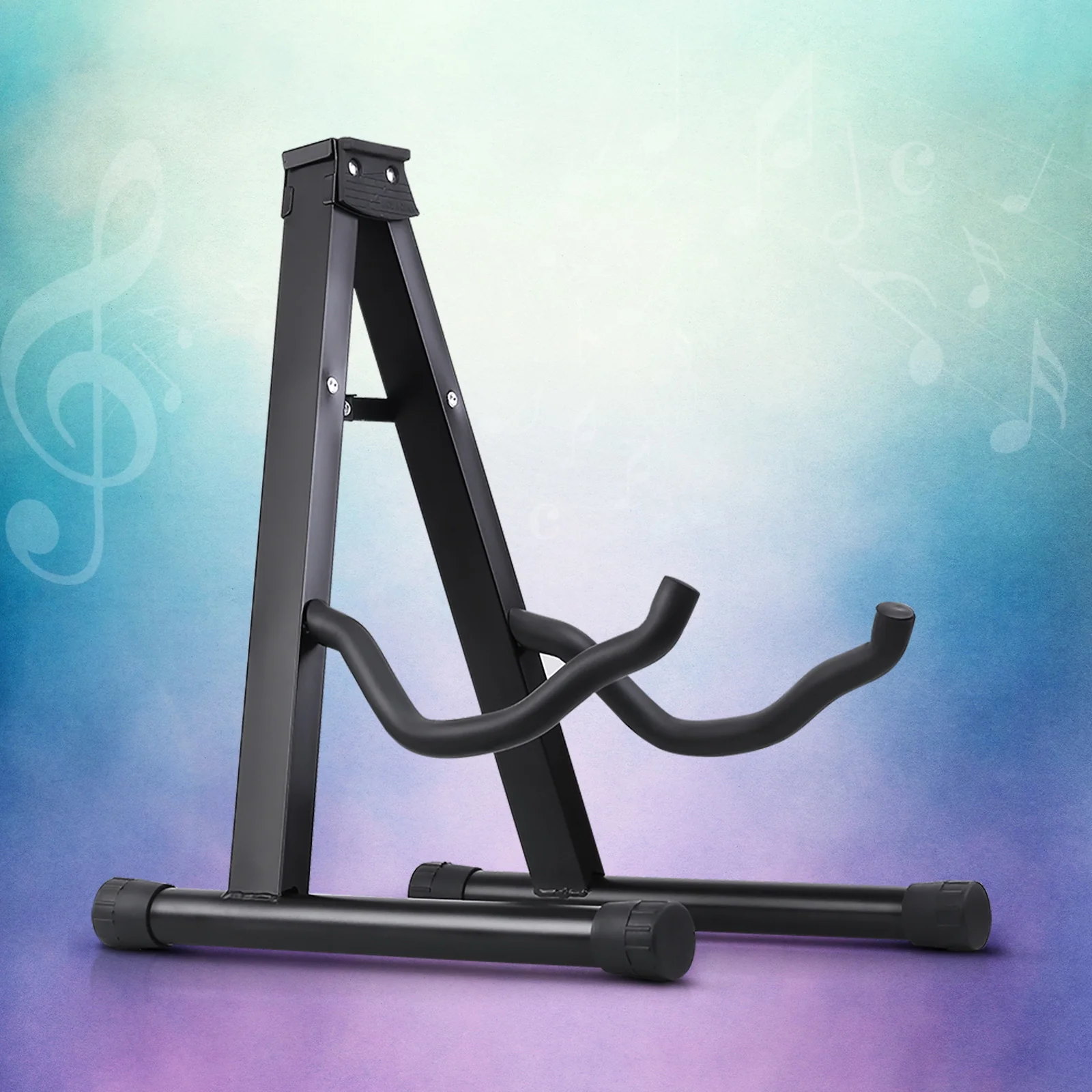 Alpha Guitar Stand Folding Portable Floor Rack Holder - Nurns