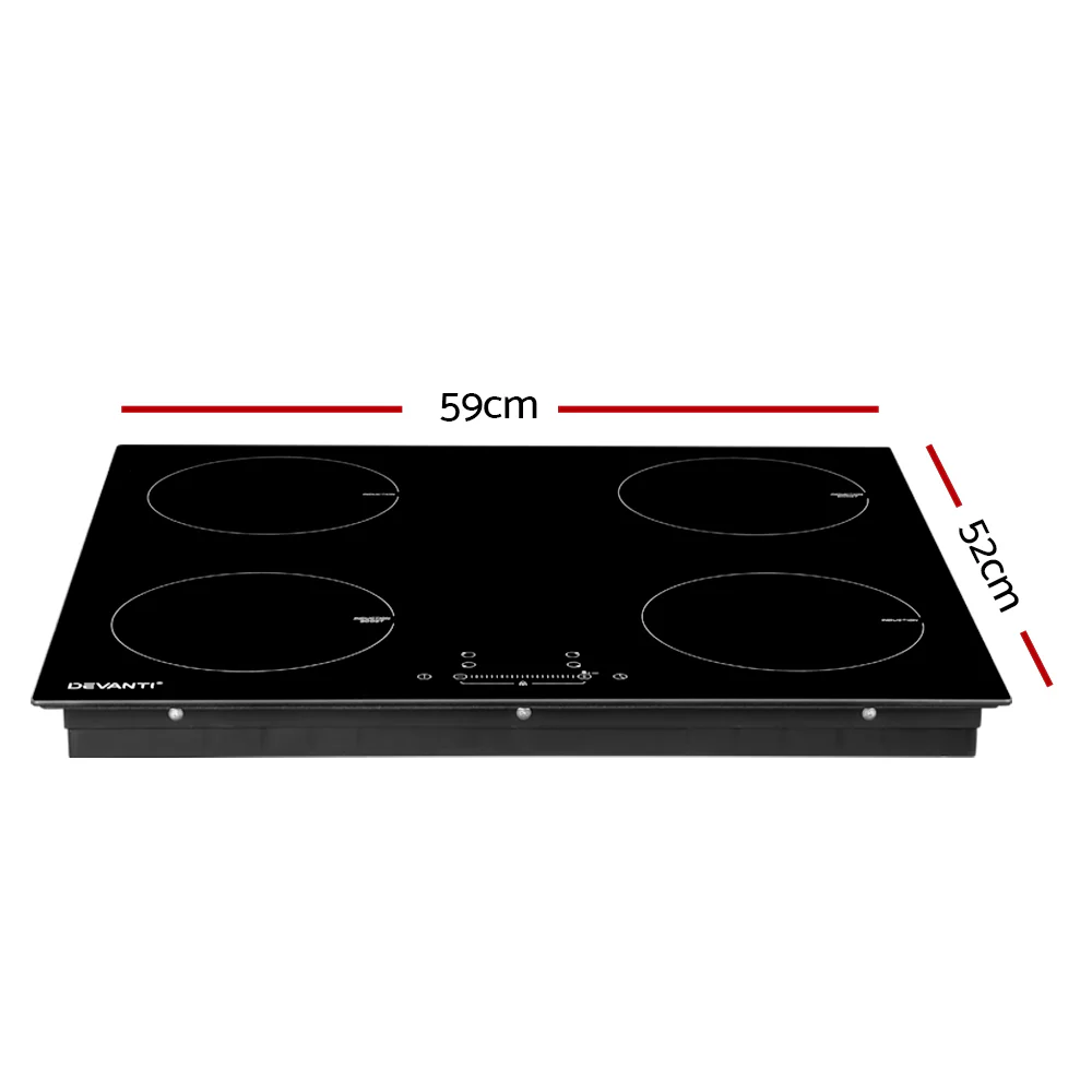 Devanti Induction Cooktop 60cm Electric Cooker - Nurns