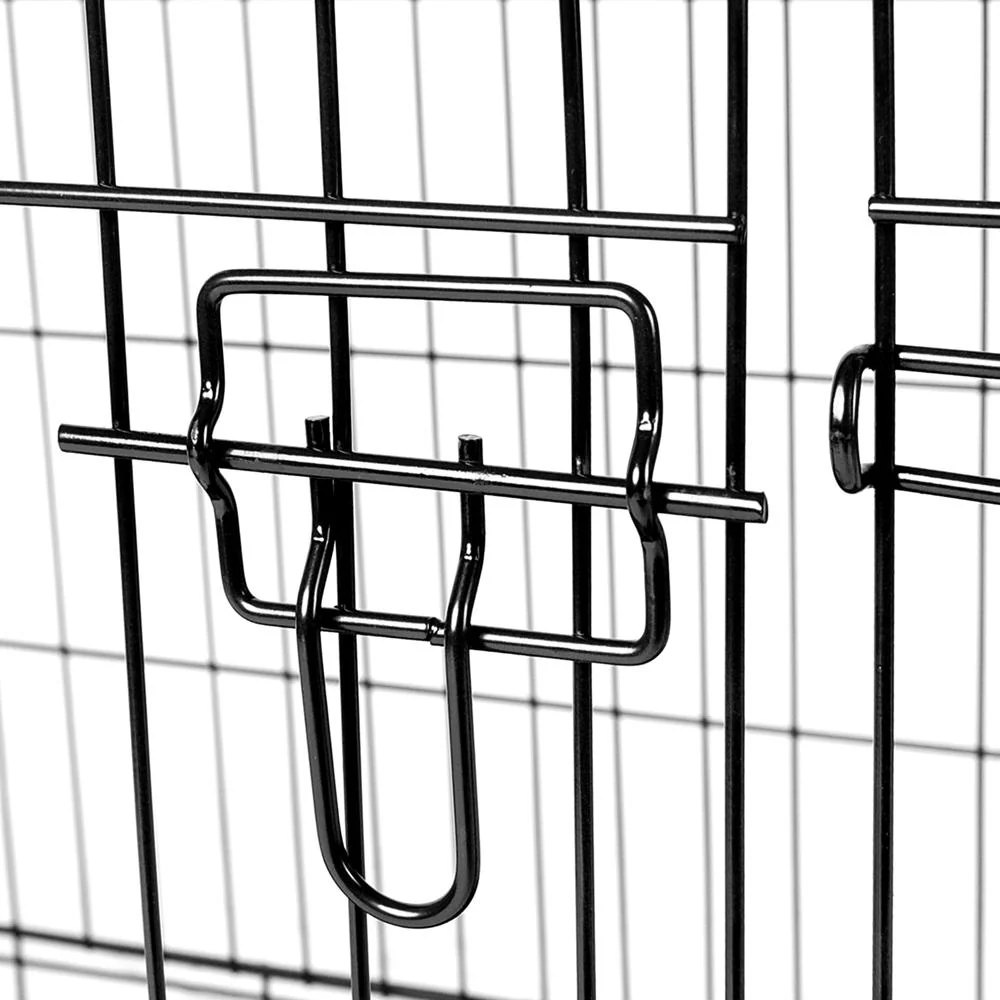 Dog Cage 24inch Pet Cage - Black - Nurns