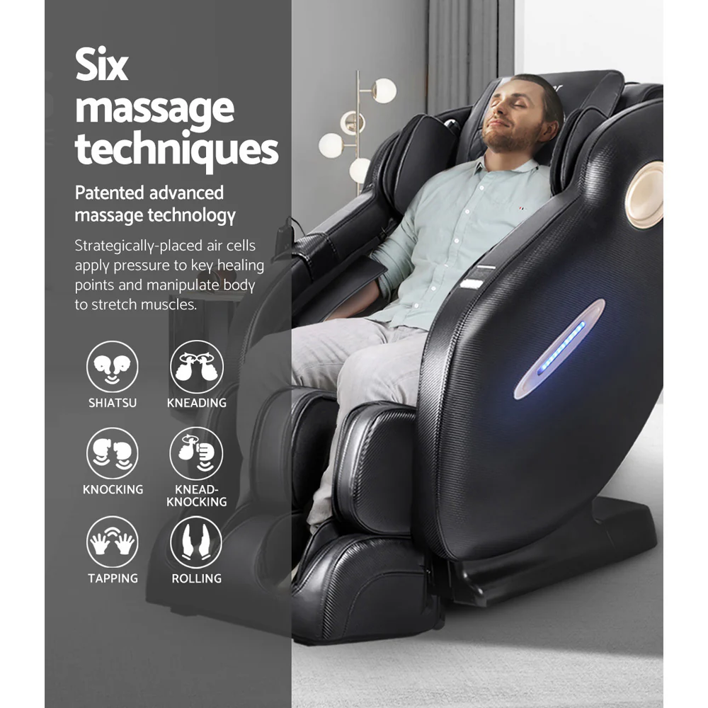 Electric Massage Chair SL Track Full Body Air Bags Shiatsu Massaging Massager - Nurns