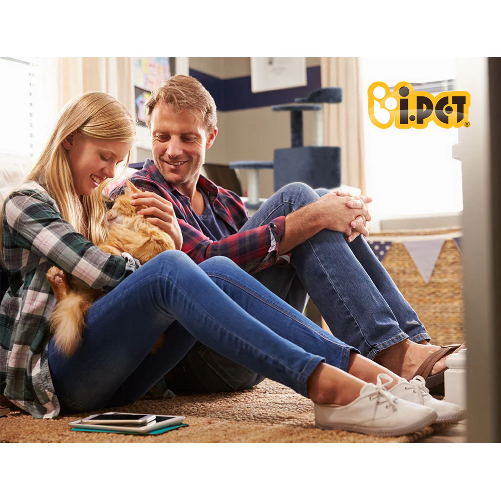 Cat Tree 134cm Trees Scratching Post Scratcher Tower Condo House Furniture Wood Grey - Nurns