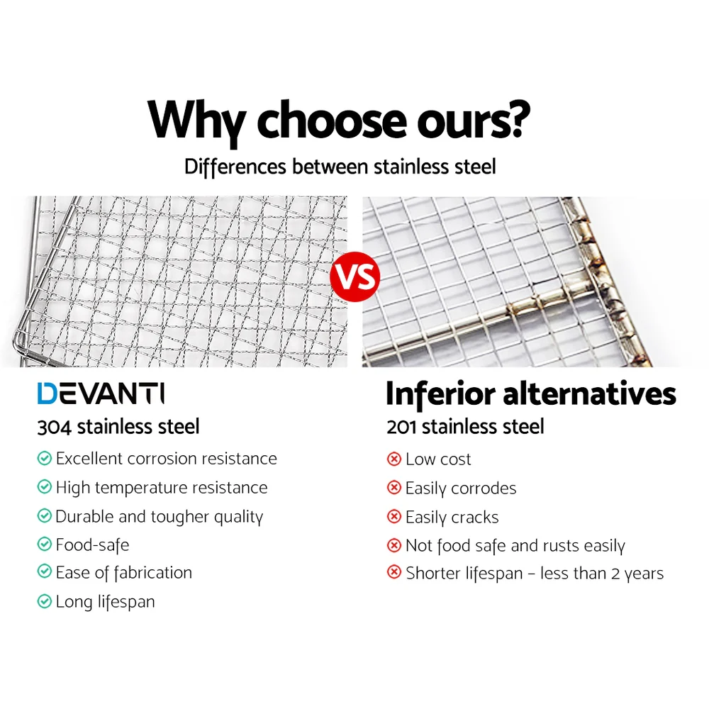 Devanti 6 Trays Food Dehydrator Stainless Steel Tray - Nurns