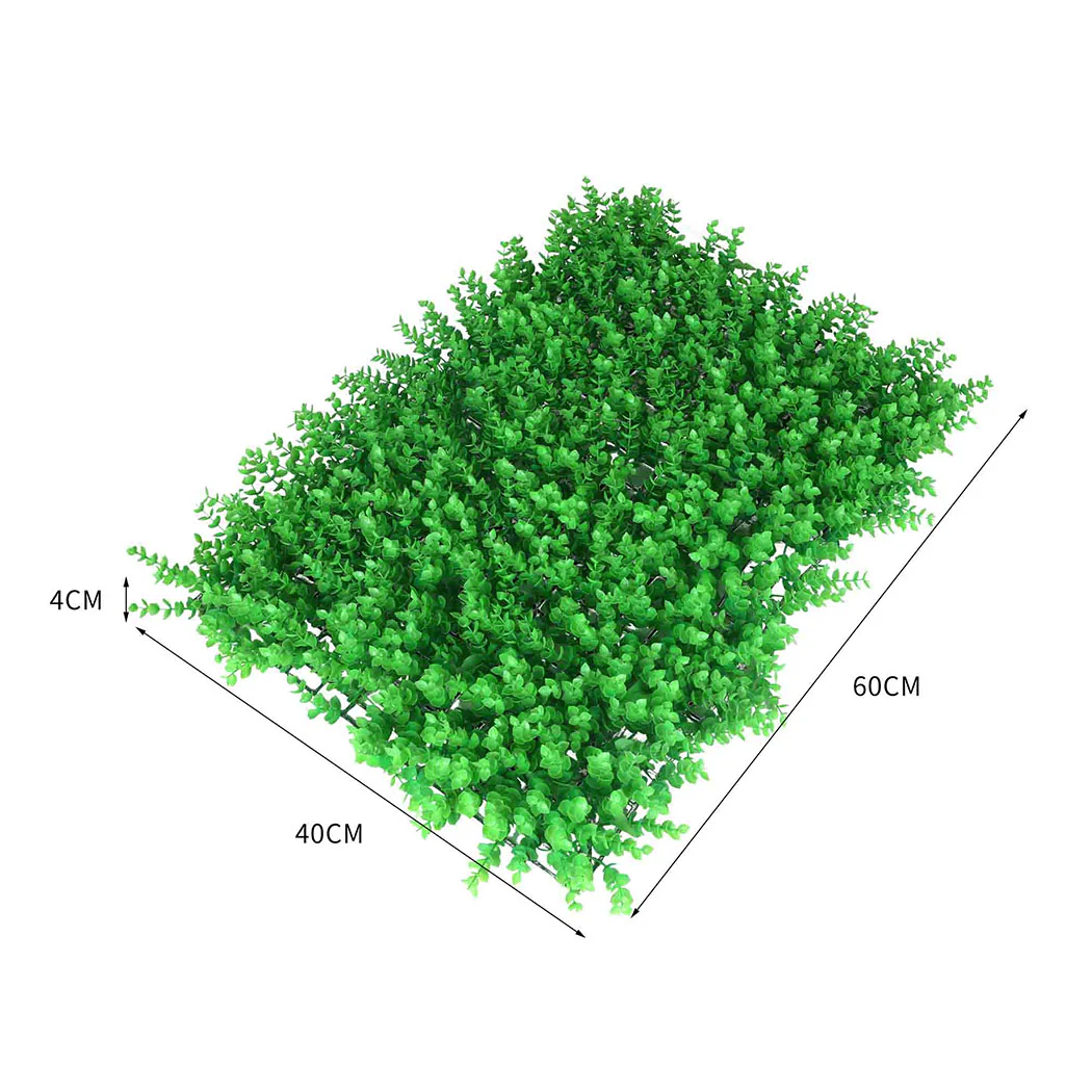 Artificial Boxwood Hedge Fence Fake Vertical Garden 10pcs - Nurns