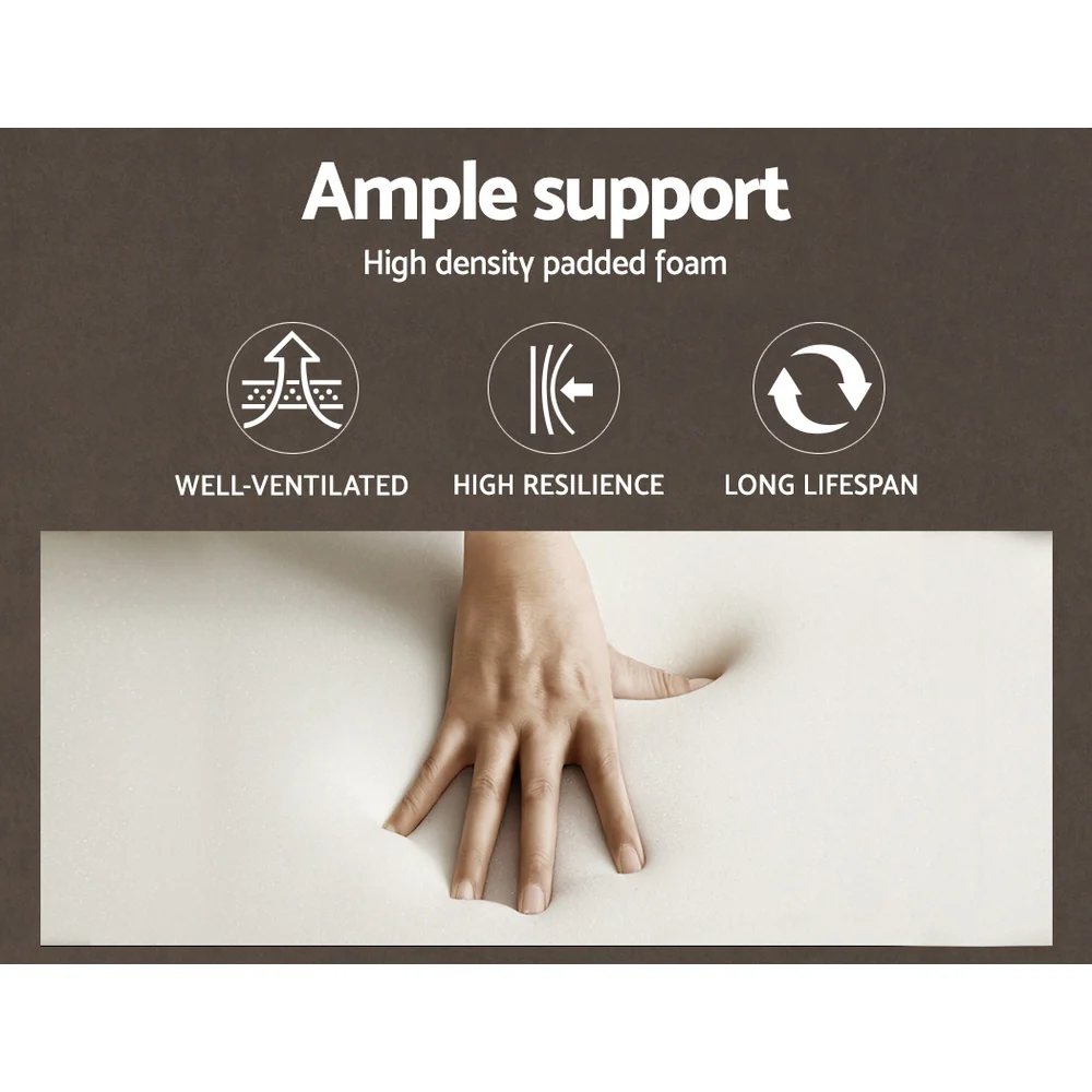 Artiss Wooden Office Chair Leather Seat Black - Nurns