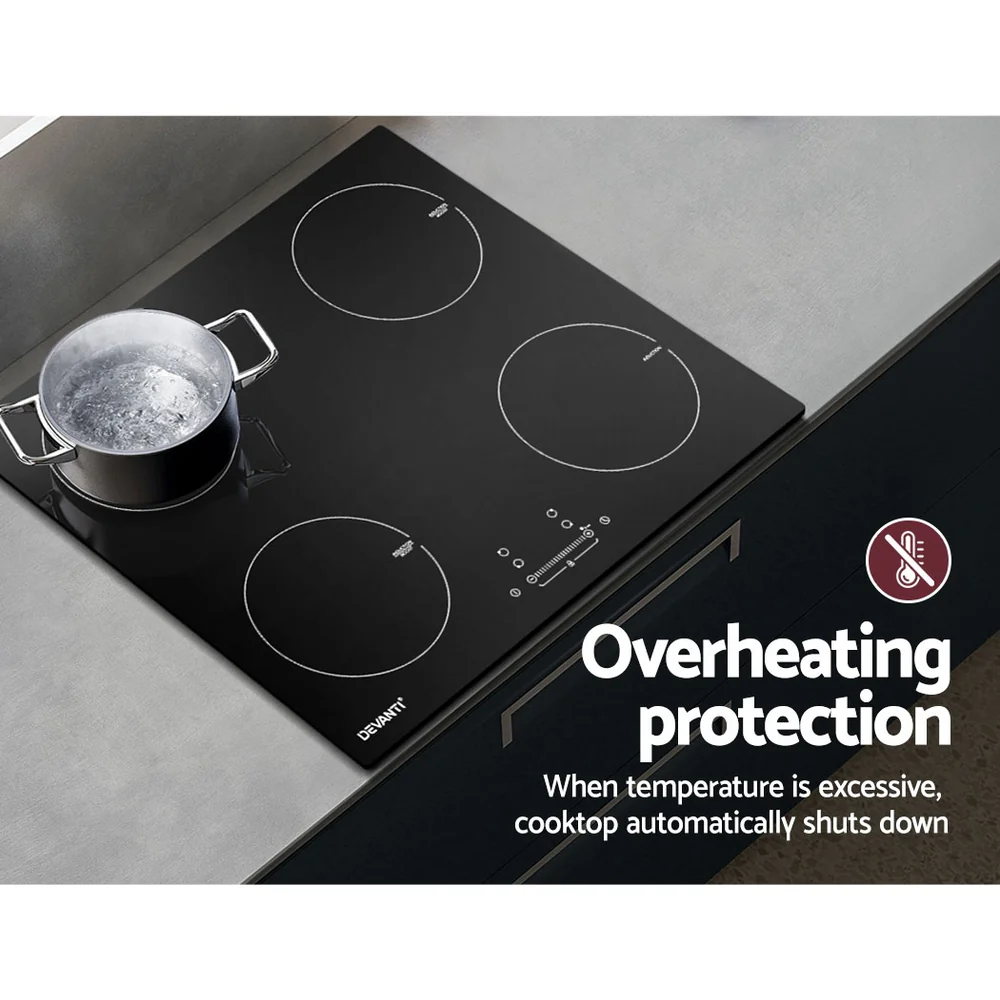 Devanti Induction Cooktop 60cm Electric Cooker - Nurns