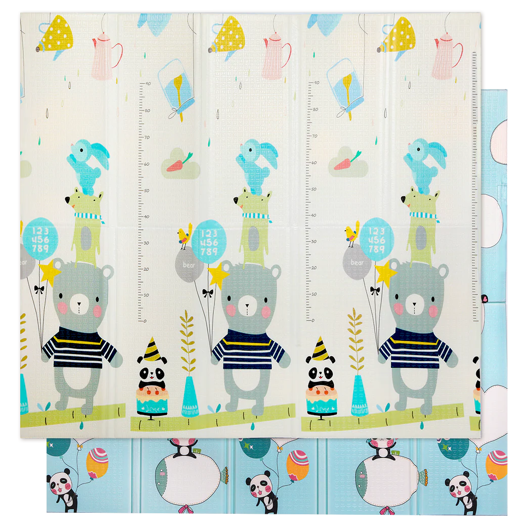 Kids Play Mat Baby Crawling Pad Floor Foldable XPE Foam Non-slip Carpet - Nurns