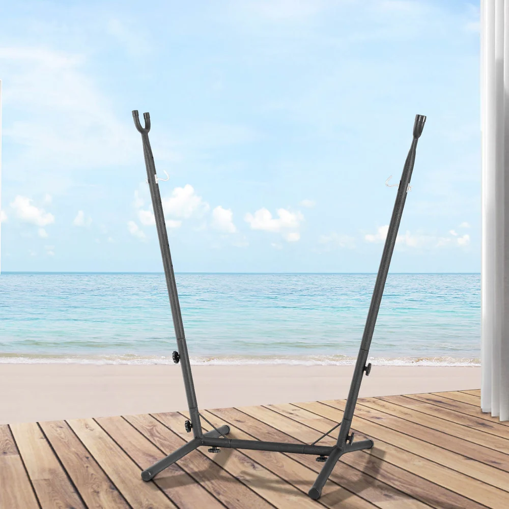 Hammock Chair Stand Metal Frame - Black - Nurns
