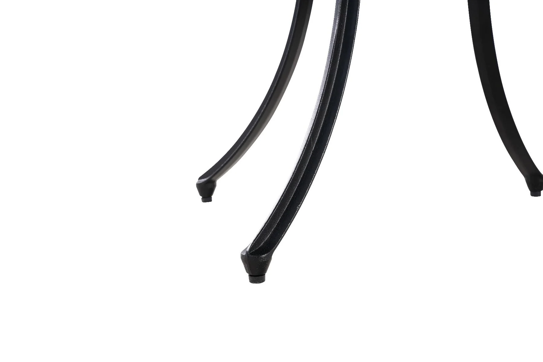 Nathan Aluminium 90cm Table - Black - Nurns