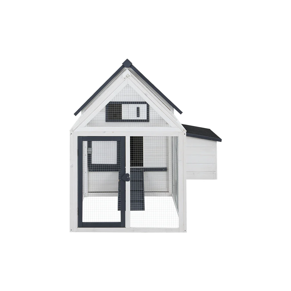 Chicken Coop Rabbit Hutch Large House Run Cage XL Pet Hutch Bunny Wooden - Nurns