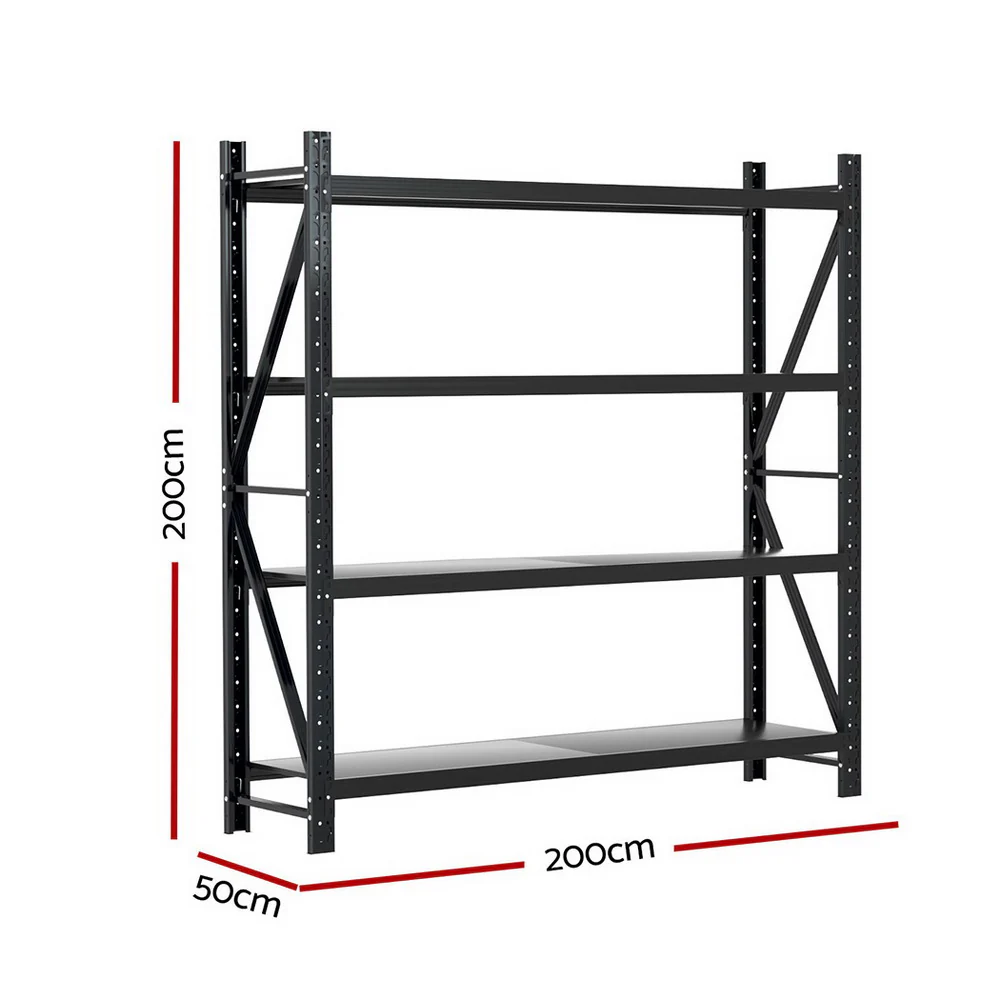 Giantz 2Mx2M Warehouse Shelving Garage Rack - Nurns