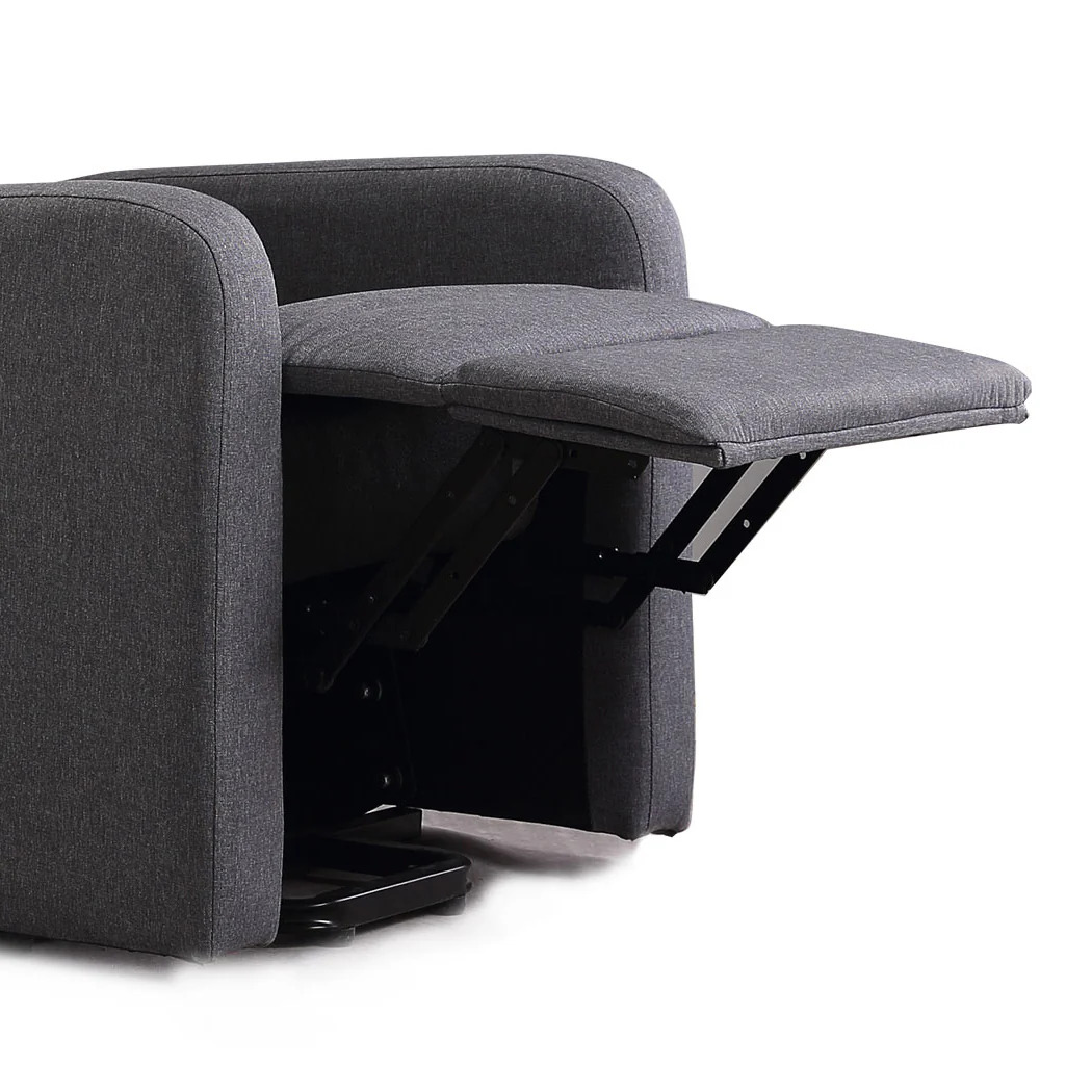 Odin Luxury Recliner Electric Massage Chair with Heat Function - Grey - Nurns