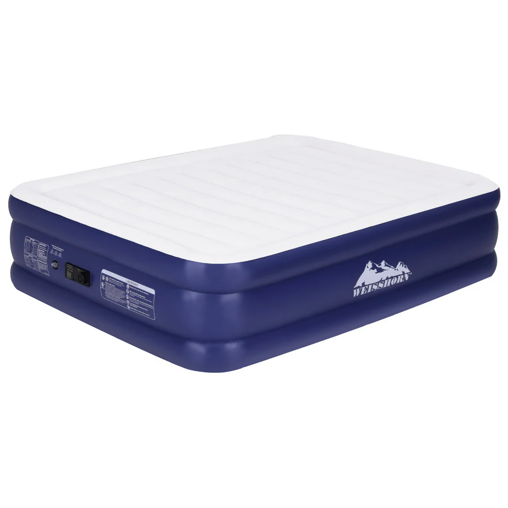 Factory Buys 51cm Air Mattress Inflatable Bed Air Bed - Queen - Nurns