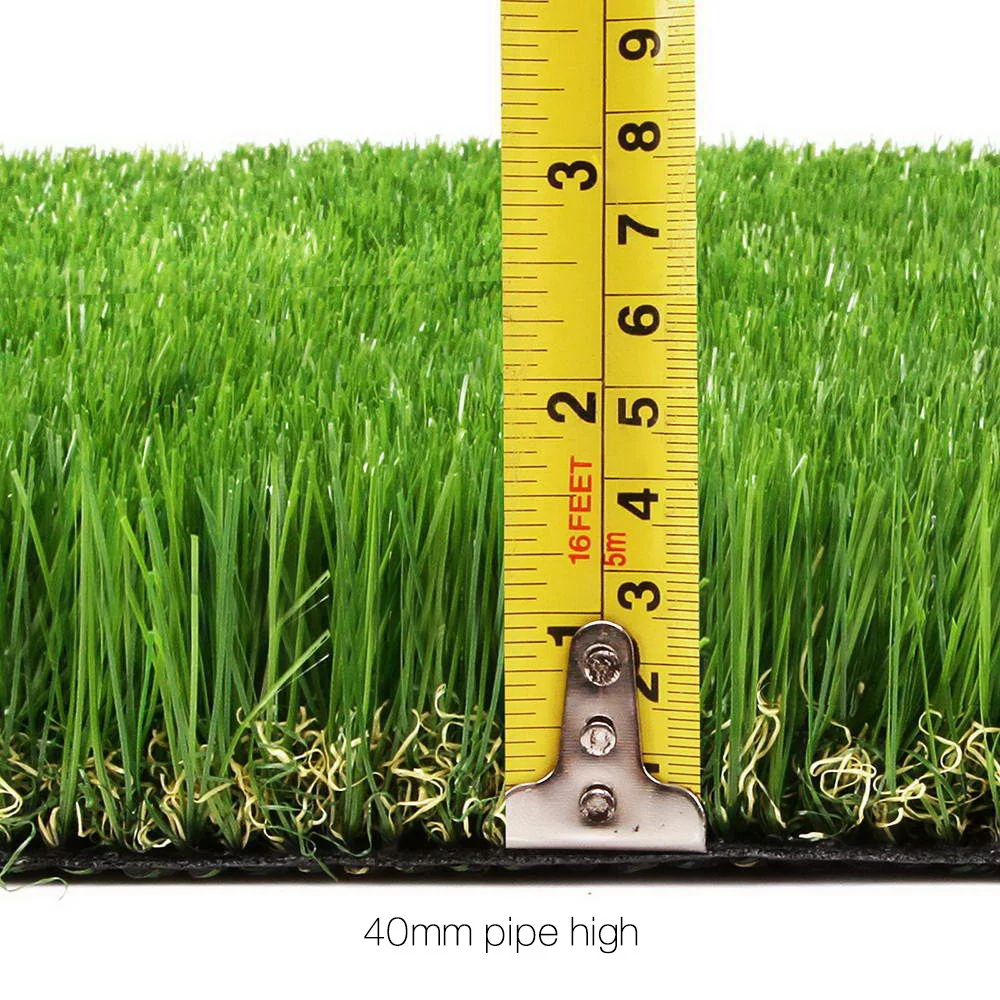 Prime Turf Artificial Grass 40mm 2mx5m Synthetic Fake Lawn Turf Plastic Plant 4-coloured - Nurns