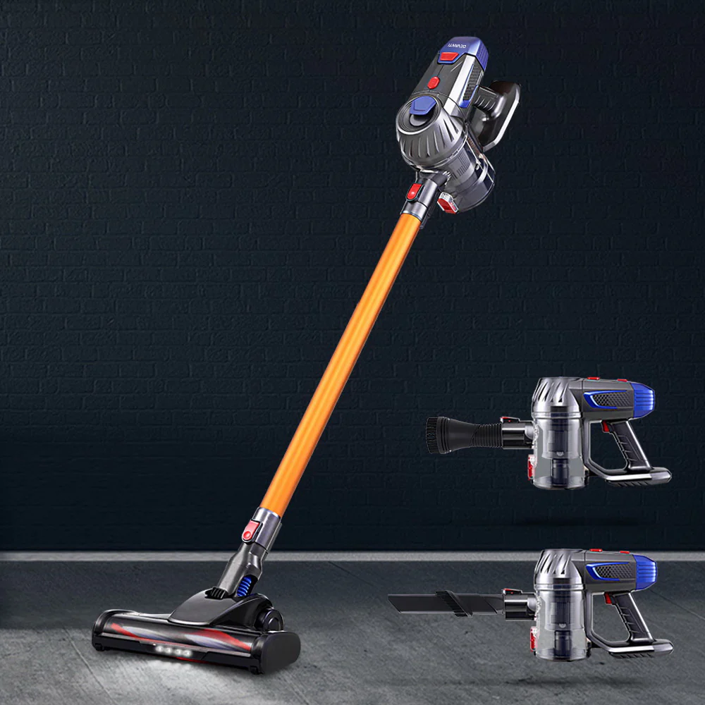 Devanti Stick Vacuum Cleaner Bagless Cordless 150W Gold - Nurns