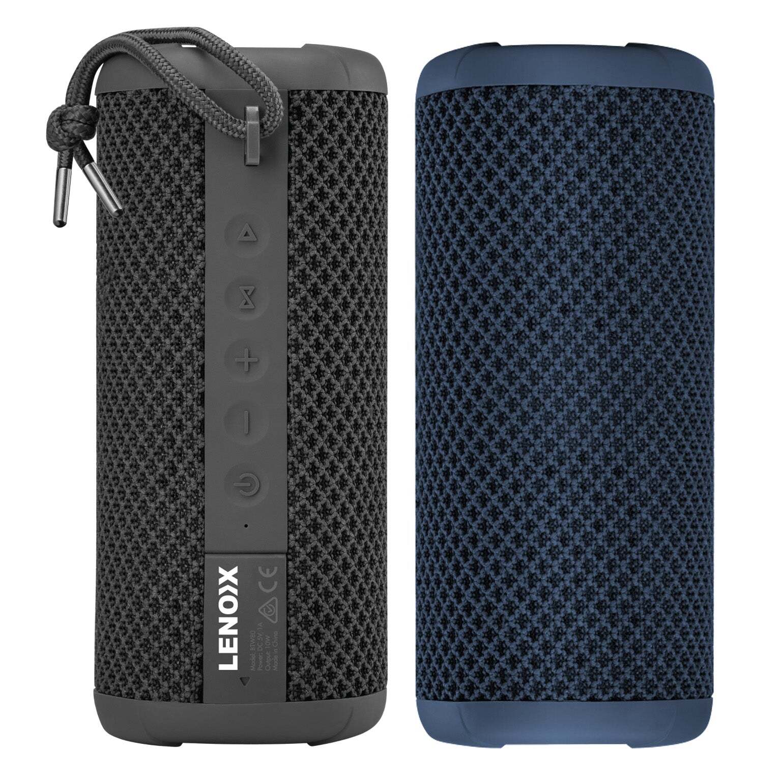 IPX7 Waterproof & Portable Bluetooth Speaker 10W 360 Audio - Black - Nurns