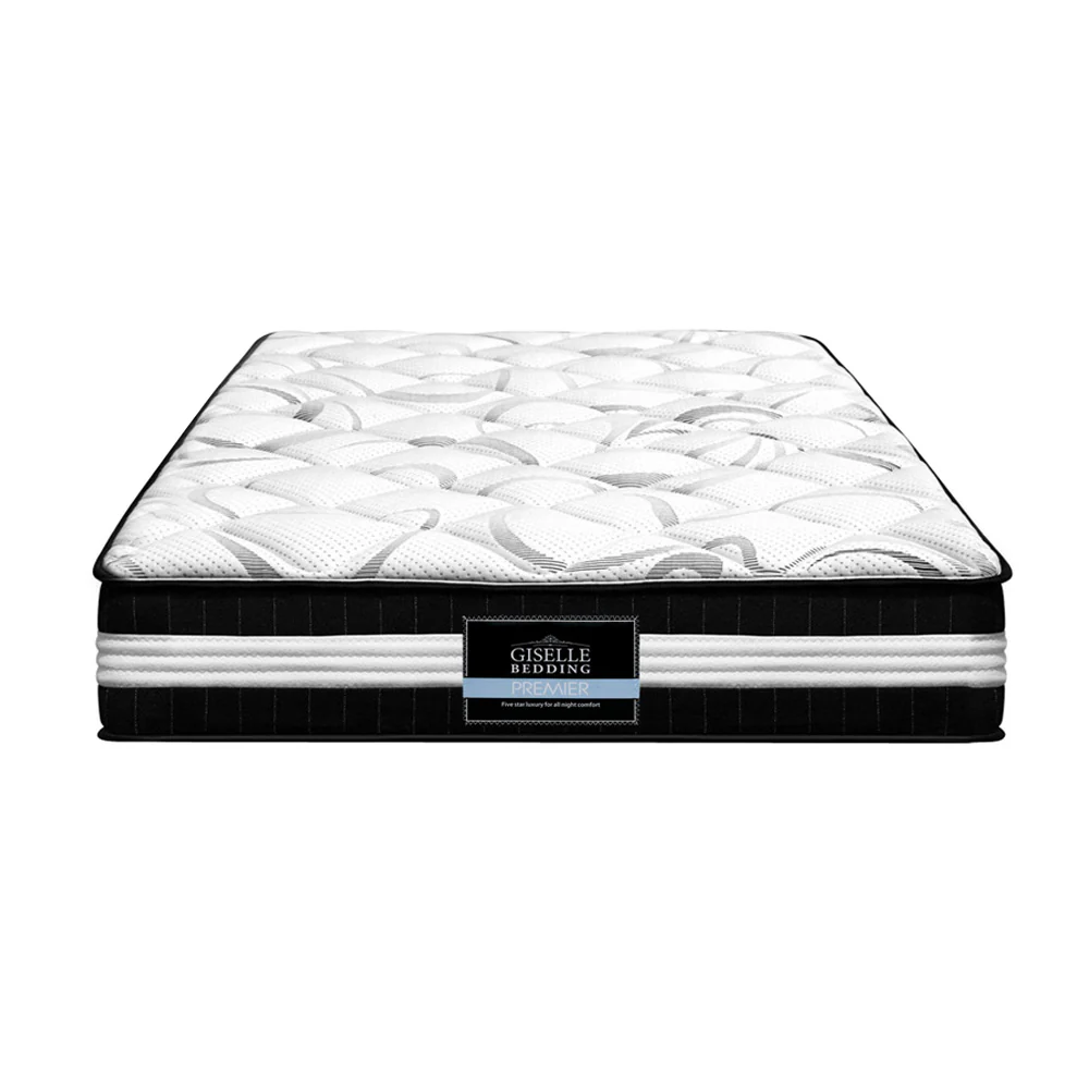 Messina 30cm Thick Euro Top Pocket Spring Mattress - Single - Nurns