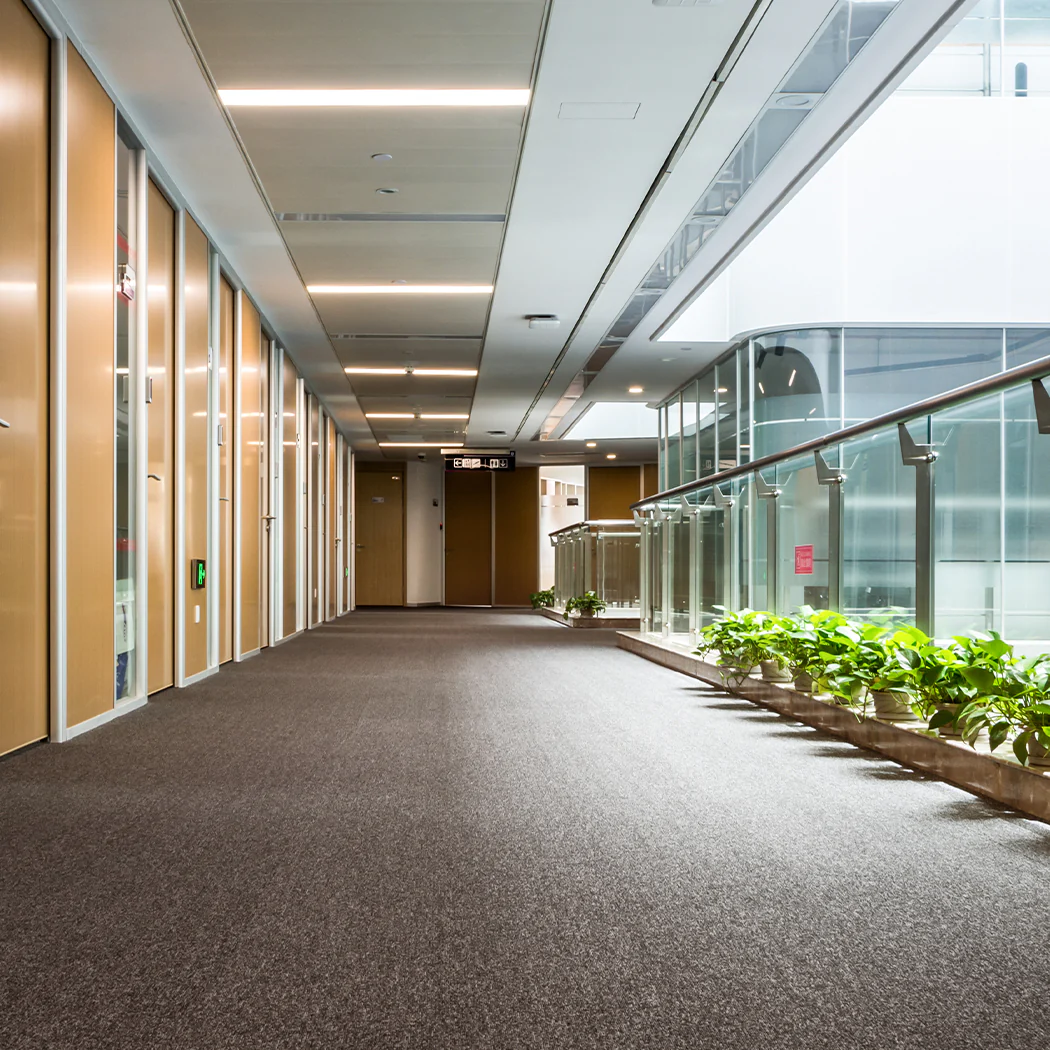 Roxine Set of 20 50x50 Carpet Tiles Box Heavy Commercial Retail Office Premium Flooring - Chocolate - Nurns