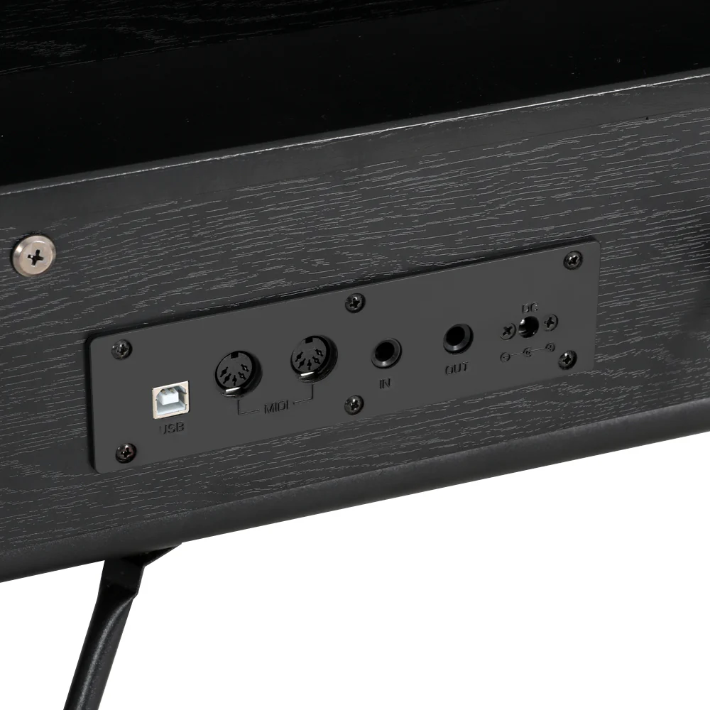 Alpha 88 Keys Electronic Piano Keyboard Digital Electric with Stand Semi-Weighted - Nurns