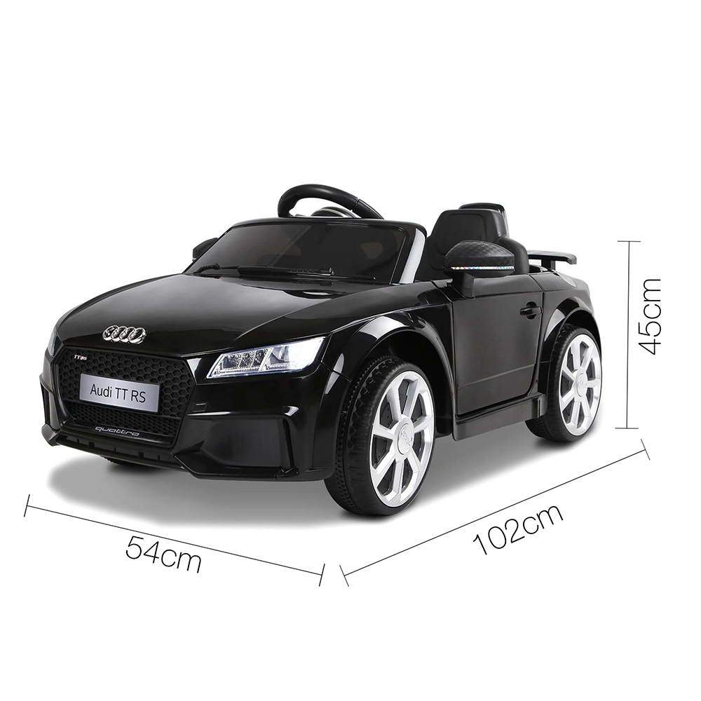 Kids Ride on Car Audi Licensed TT RS - Black - Nurns