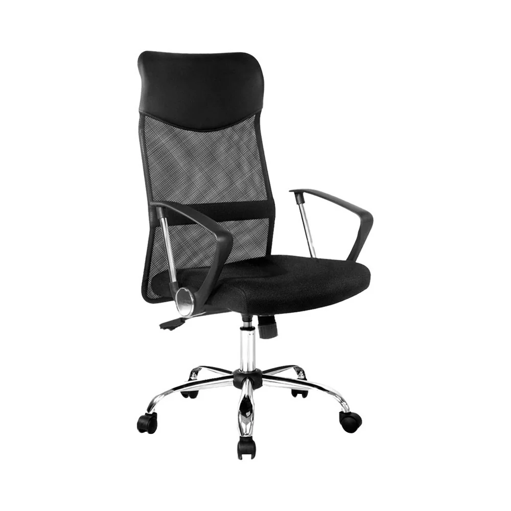 Artiss Mesh Office Chair High Back Black - Nurns