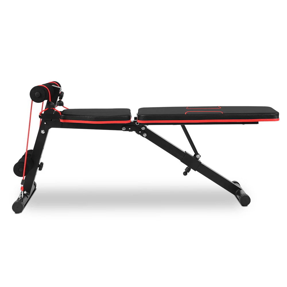 Everfit Weight Bench Adjustable FID Bench Press Home Gym 150kg Capacity - Nurns